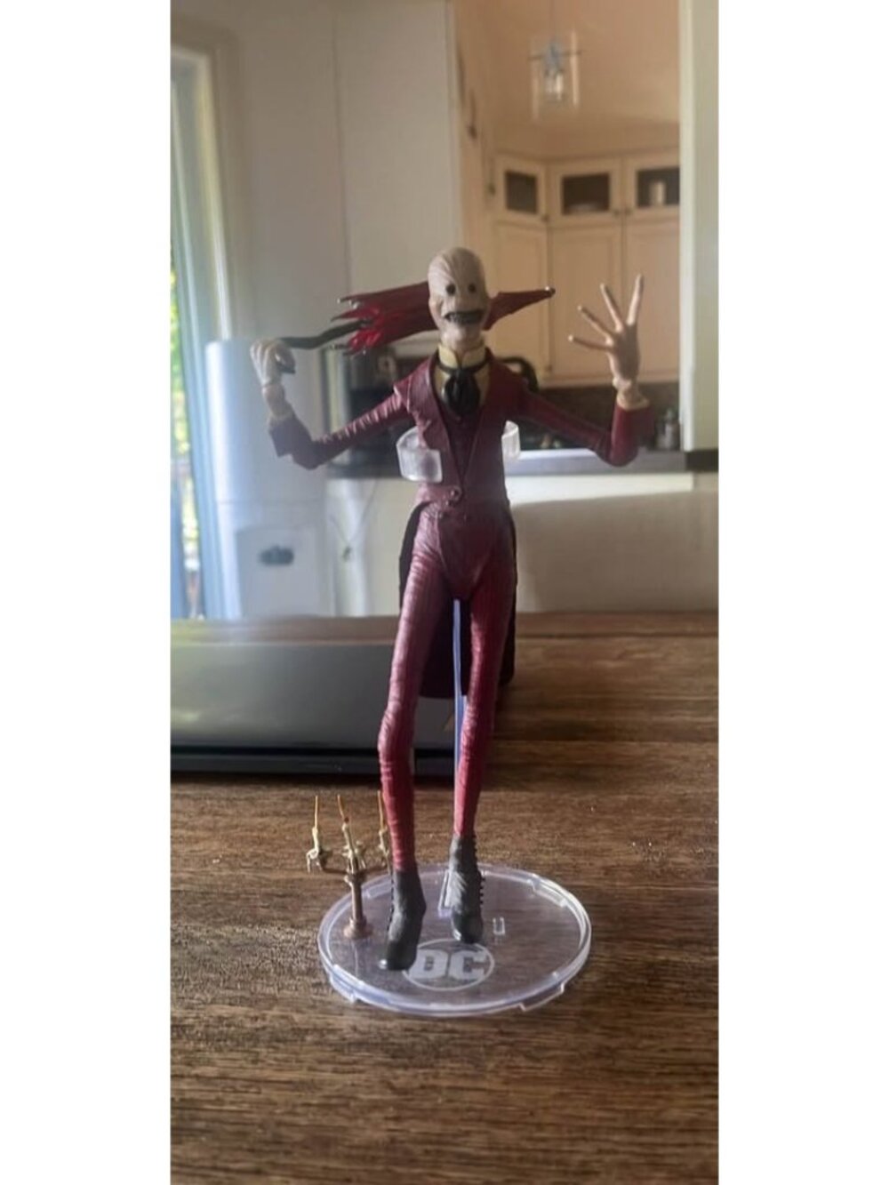 The crooked man action figure conjuring horror